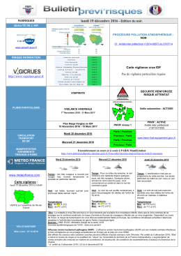 mardi 13 décembre 2016