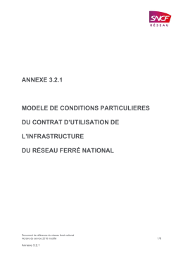 Annexe 3.2.1 - SNCF R&eacute;seau