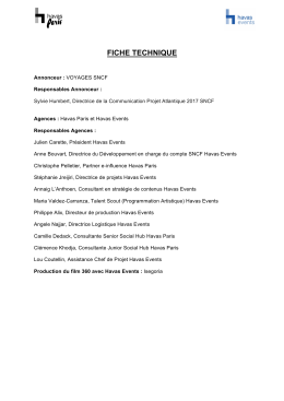 Fiche technique - TGV L`Océane