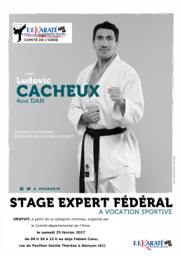 GRATUIT, &agrave; partir de la cat&eacute;gorie minimes, organis&eacute; par le Comit&eacute;