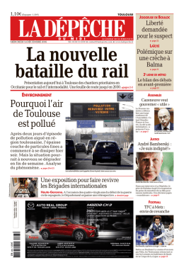 Pourquoil`air deToulouse estpollué