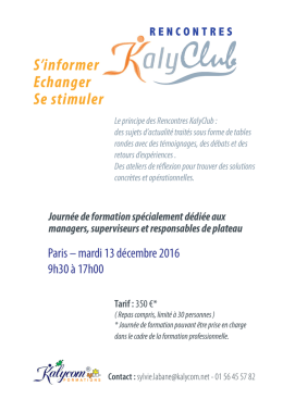 S`informer Echanger Se stimuler