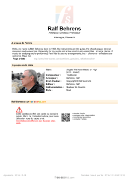 Angels We Have Heard on High [in C - mixed] - Free