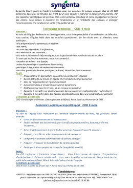 assistant logistique import/export h/f