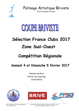 Annoncement - Ligue Occitanie des Sports de Glace