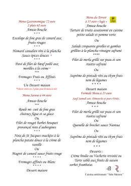 Voir le menu