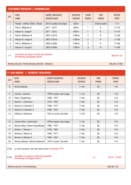 Programme - cc nidau