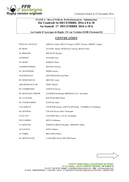 convocation brevet perfectionnement optimisation uf 2 16 17