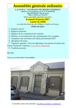 accéder aux informations. - francs pecheurs conde 59163