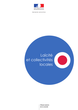 Guide Laïcité et collectivités locales