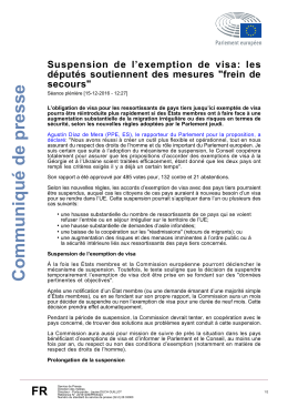 Communiqu&eacute; de presse