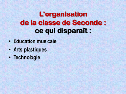 réunion d`information post collège