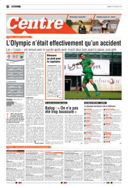 L`Olympic n`était effectivement qu`un accident