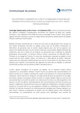 Voluntis recoit les homologations réglementaires - VF