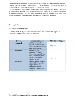 Un consortium de la mobilité européenne est constitué