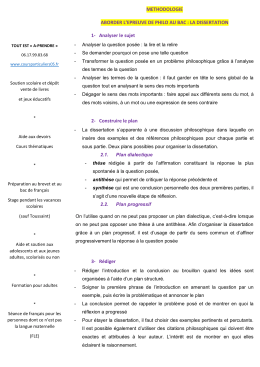 Analyser le sujet 2- Construire le plan 3- R&eacute;diger - Over-blog