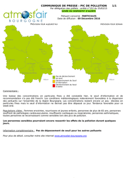 Télécharger le communiqué de Presse