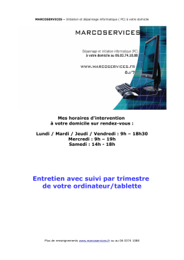 entretenir son ordinateur/tablette