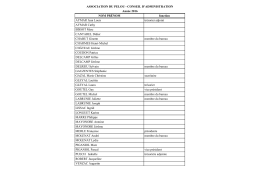 le conseil d`administration