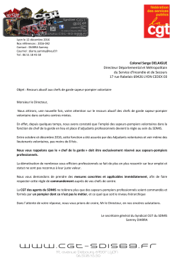 2016-42 Chefs de garde SPV