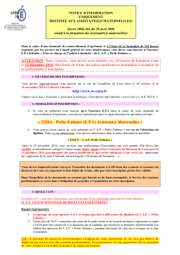 notice assistante maternelle