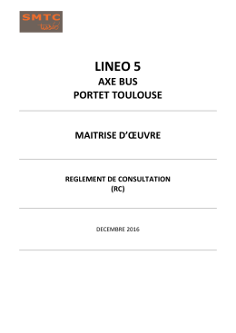 Règlement de consultation