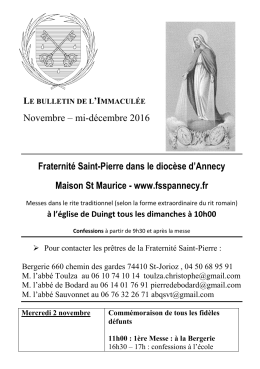 www.fsspannecy.fr Novembre – mi
