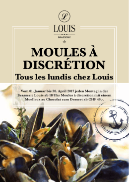 moules à discrétion