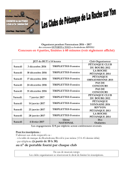 concours hiver la roche