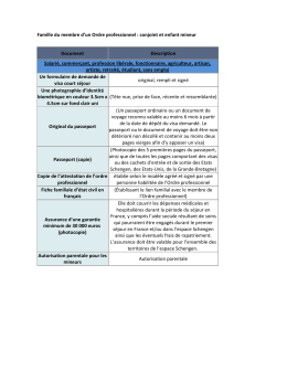Famille du membre d`un Ordre professionnel : conjoint