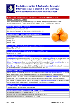 Orange süss EO NAT
