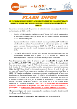flash infos - CFDT-VNF