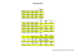 DS janvier 2017