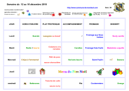 Menu du P&egrave;re No&euml;l - Commune de Mardeuil