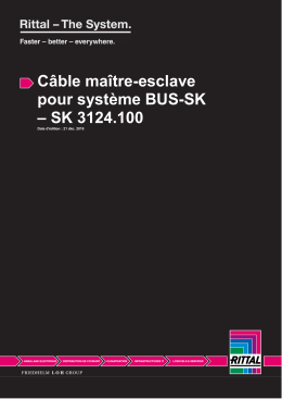 Câble maître-esclave pour système BUS-SK – SK 3124.100