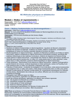 Ondes et rayonnements