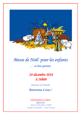 Messe de Noël pour les enfants