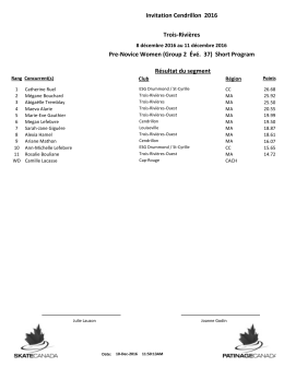 Crystal Reports - SegmentResults.rpt