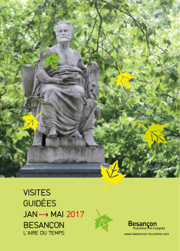 visites guidees - Office de tourisme et des congr&egrave;s de Besan&ccedil;on