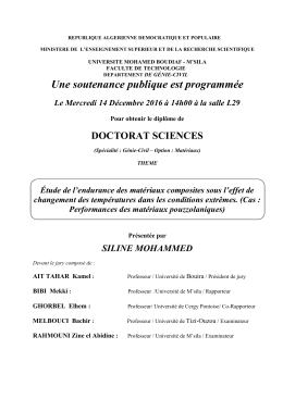 Plus de détails… - Université de M`sila