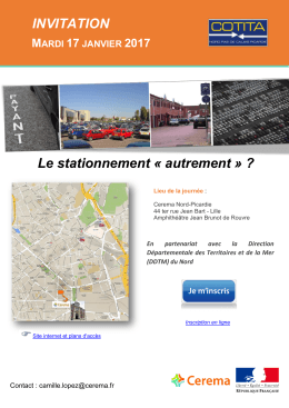 INVITATION Le stationnement « autrement » ?