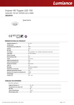 INSAVER 150 HE TOPPER LED 4 000K