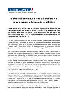 Communiqu&eacute; - Espace presse