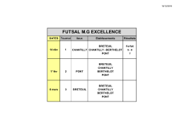 futsal mg excel - l`U.N.S.S. Oise