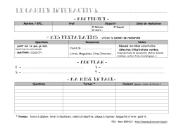 faire un cahier interactif - Over-blog