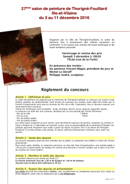 27&egrave;me salon de peinture de Thorign&eacute;-Fouillard Ille-et