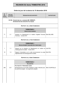 CONSEIL GENERAL - Département d`Ille-et