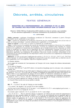 D&eacute;cret du 14 d&eacute;cembre 2016