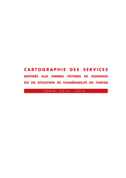 Cartographie des serviCes