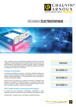 d&eacute;charge &eacute;lectrostatique